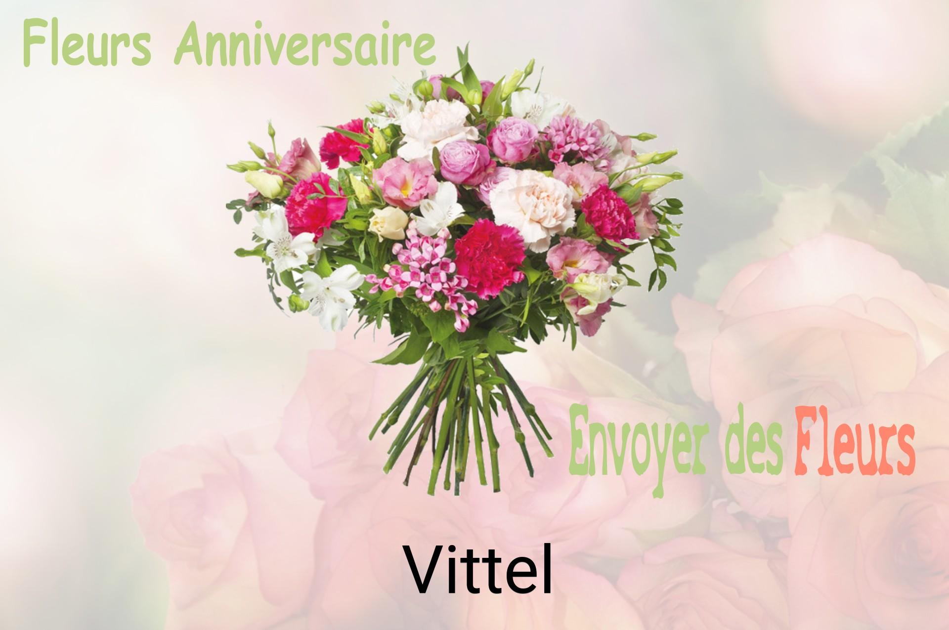 Bouquet de fleurs d’anniversaire livré à Vittel