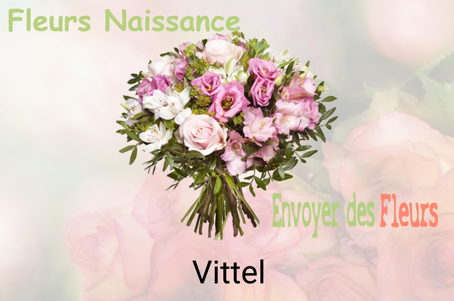 Bouquet de fleurs de naissance livré à Vittel